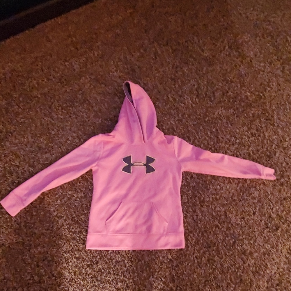 Under armor pink hoodie